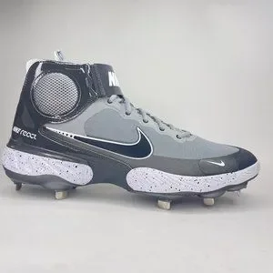 Nike | Shoes | Nike Mens Alpha Huarache Elite 3 Mid Grey  display picture 2